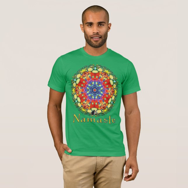 Camiseta Calidoscopio Mojo Namaste (Anverso completo)