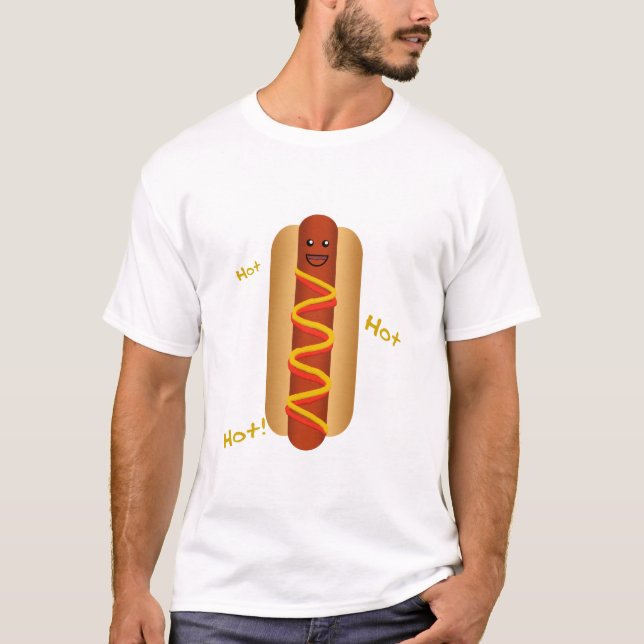Camiseta ¡Caliente caliente caliente! (Anverso)