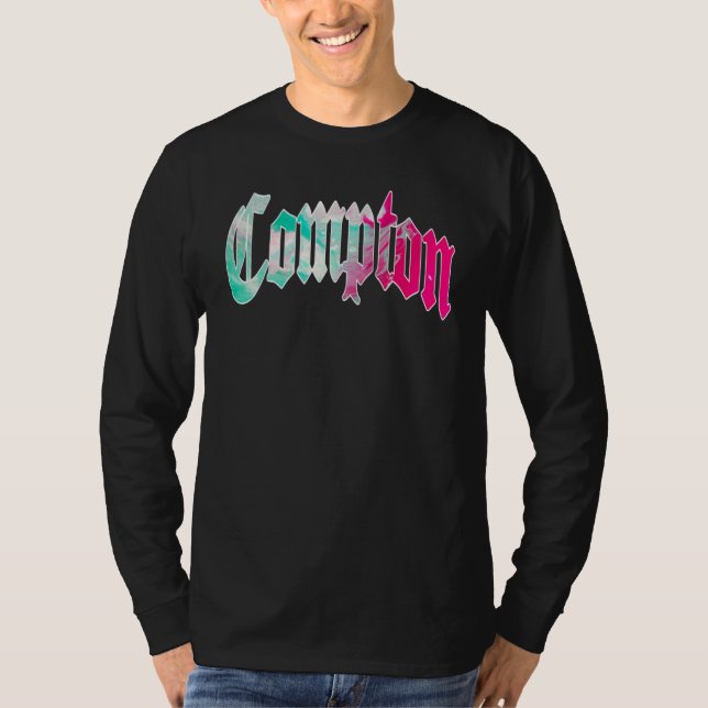 Camiseta Caliente de pandilla de rap de rap de compton West (Anverso)