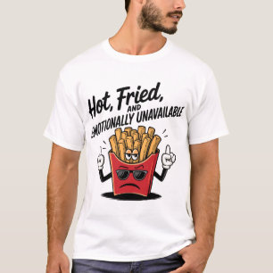 Camiseta Caliente, frito y no disponible emocionalmente