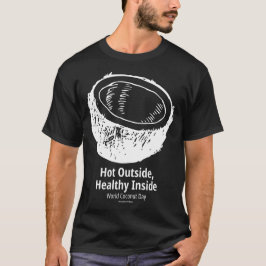 Camiseta Caliente fuera saludable dentro de la oscuridad