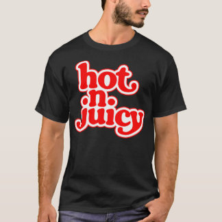 Camiseta Caliente N Juicy 70 hamburguesa cheeseburger comid