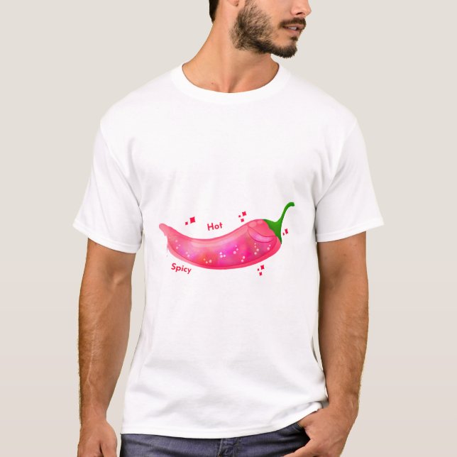 Camiseta Caliente y picante (Anverso)