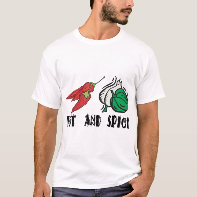 Camiseta Caliente y picante (Anverso)