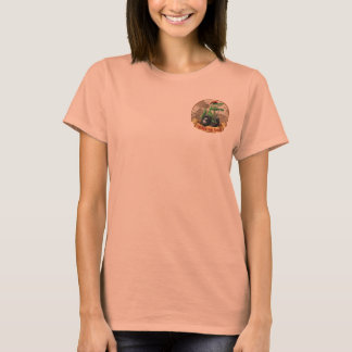 Camiseta Calif de vestimenta estadounidense para mujeres. F