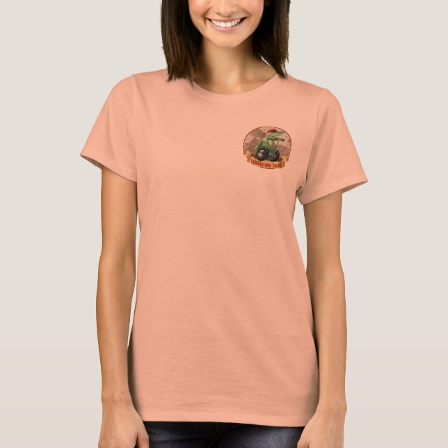 Camiseta Calif de vestimenta estadounidense para mujeres. F (Anverso)