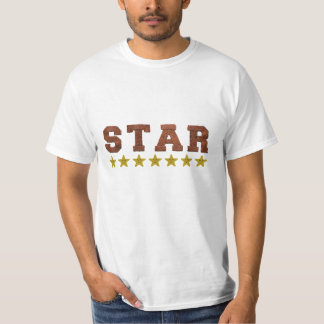 Camiseta Calificación de ESTRELLA Diseño divertido de estre