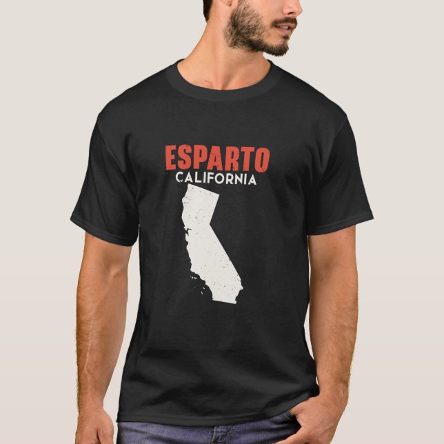 Camiseta Calificación de viaje de Esparto California Estado (Anverso)