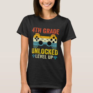 Camiseta Calificación Desbloqueada Sube de Nivel Videojuego