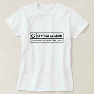 Camiseta Calificado G para Aviación General