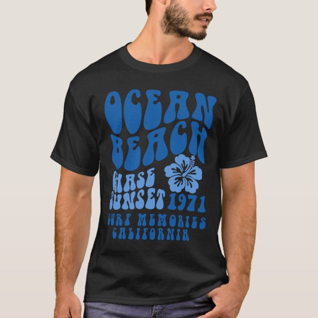Camiseta Califo De Recuerdos Suft De Ocean Beach Chase Suns (Anverso)