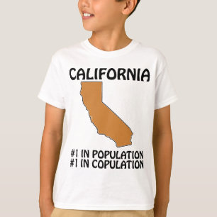 Camiseta California - #1 en Población, #1 en Copulación
