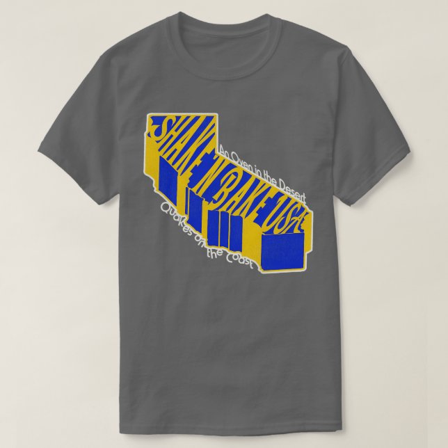 Camiseta California, alias Shake y Bake USA (Diseño del anverso)