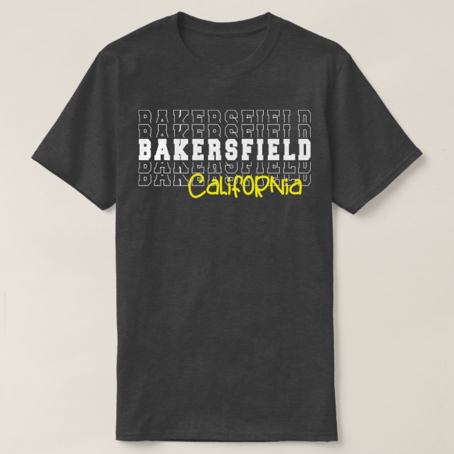 Camiseta California Bakersfield CA (Diseño del anverso)