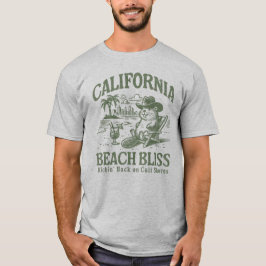 Camiseta California Beach Bliss en las costas de Cali