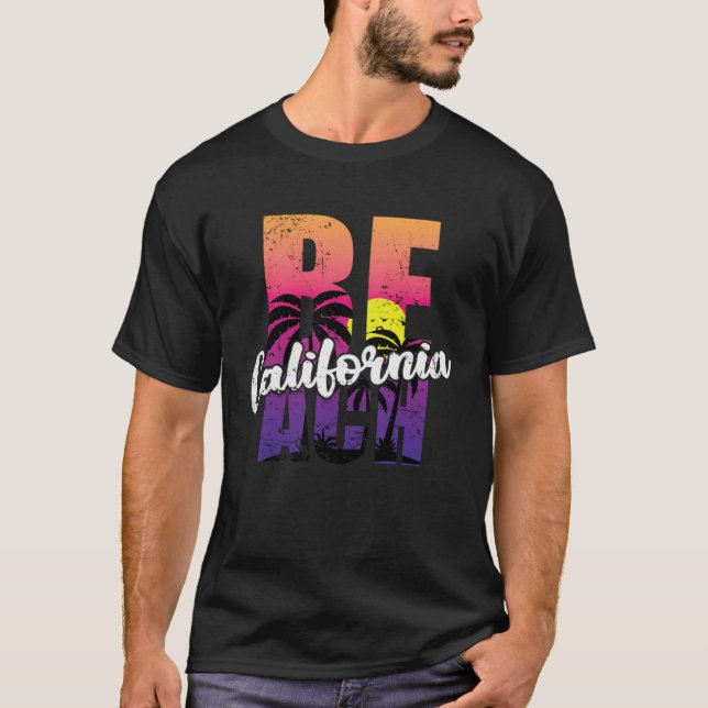 Camiseta California Beach USA America State (Anverso)