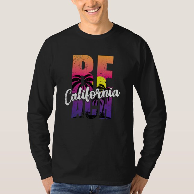 Camiseta California Beach USA America State (Anverso)