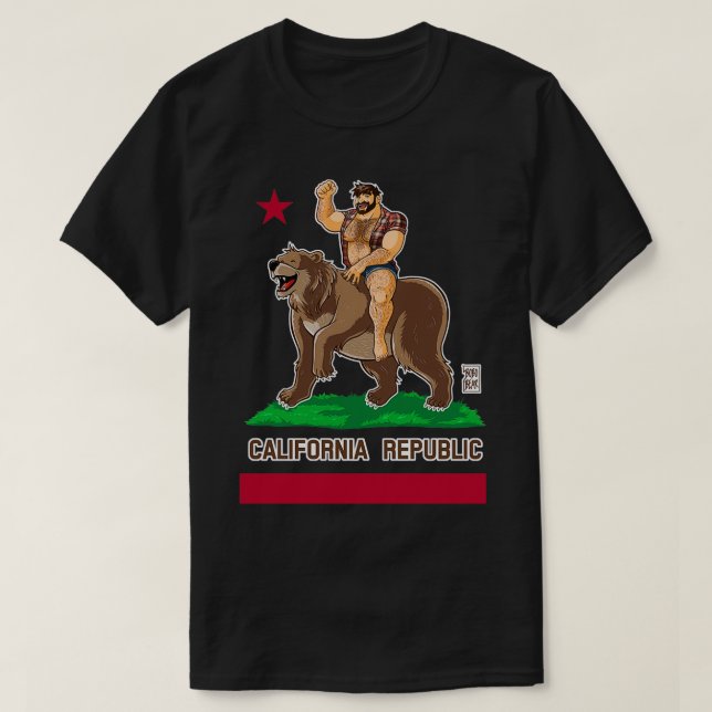 Camiseta CALIFORNIA BEAR Classic TShirt (Diseño del anverso)