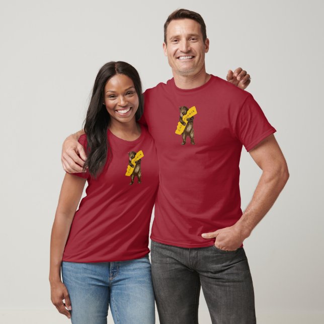 Camiseta California Bear Hug I Love California (Unisexo)