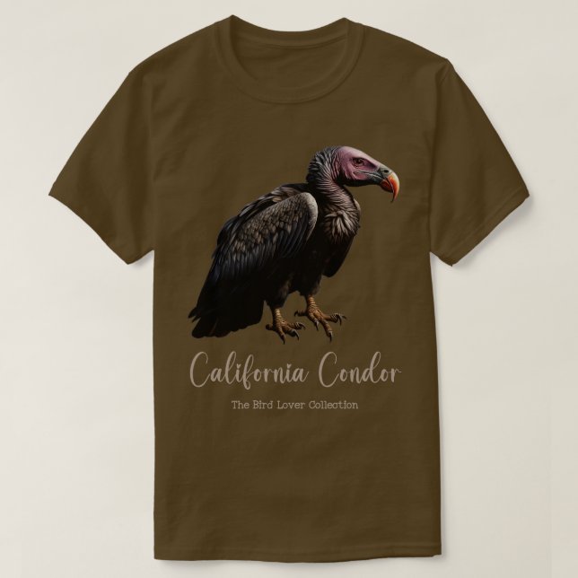 Camiseta California Condor The Bird Lover Collection TShirt (Diseño del anverso)