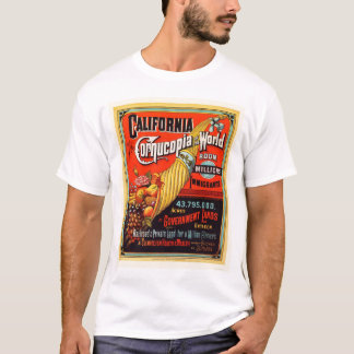Camiseta California - cornucopia del mundo
