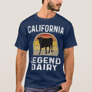 Camiseta California Dairy Farmer Legend Dairy Cow Cattle Fu