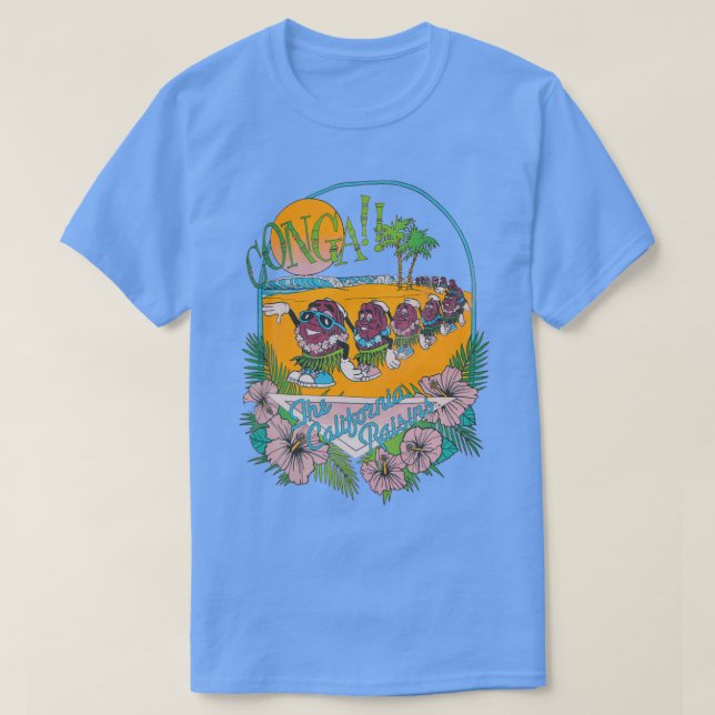 Camiseta California de los años 80 incentiva vacaciones de  (Diseño del anverso)