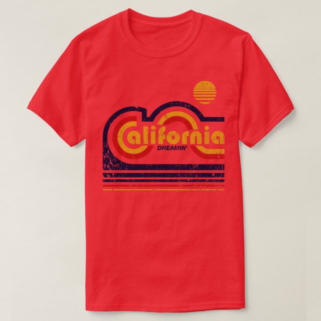 Camiseta California Dreamin (Diseño del anverso)