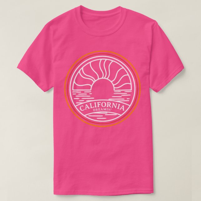 Camiseta California Dreamin 1 (Diseño del anverso)