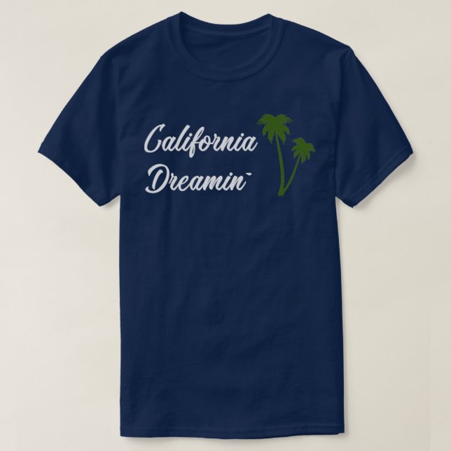 Camiseta California Dreamin white (Diseño del anverso)