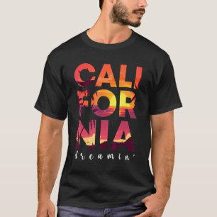 Camiseta California Dreaming Beach Palm Tree Summer Los Ang