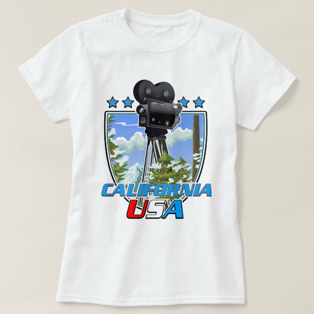 Camiseta California EE. UU. (Diseño del anverso)