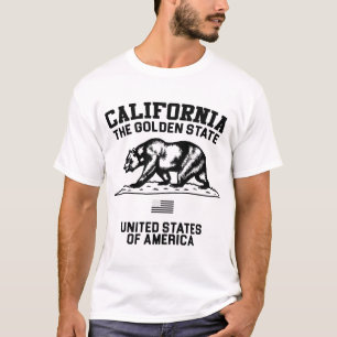 Camiseta California, el estado de oro
