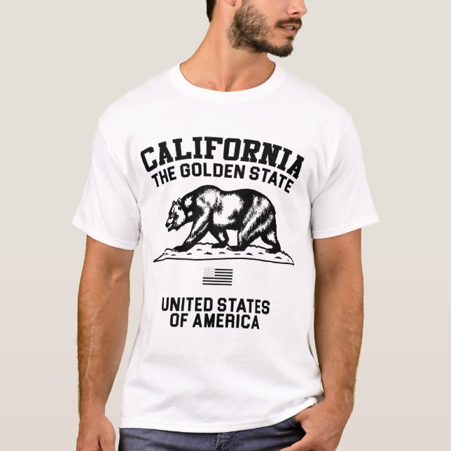 Camiseta California, el estado de oro (Anverso)