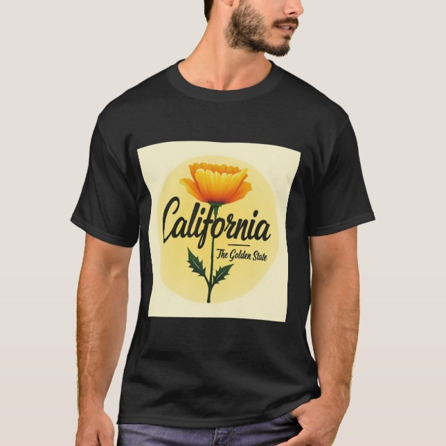 Camiseta California El estado de oro (Anverso)
