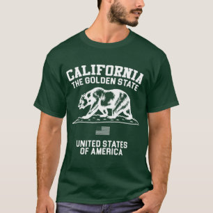 Camiseta California, el estado de oro