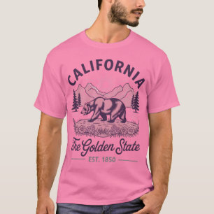 Camiseta California El recuerdo del oso de época dorada del