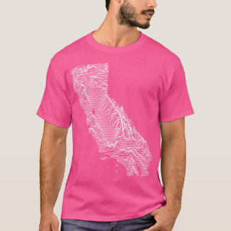 Camiseta California - Elevaciones desconocidas (sin texto)