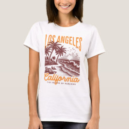 Camiseta California en Los Ángeles, la isla del paraíso