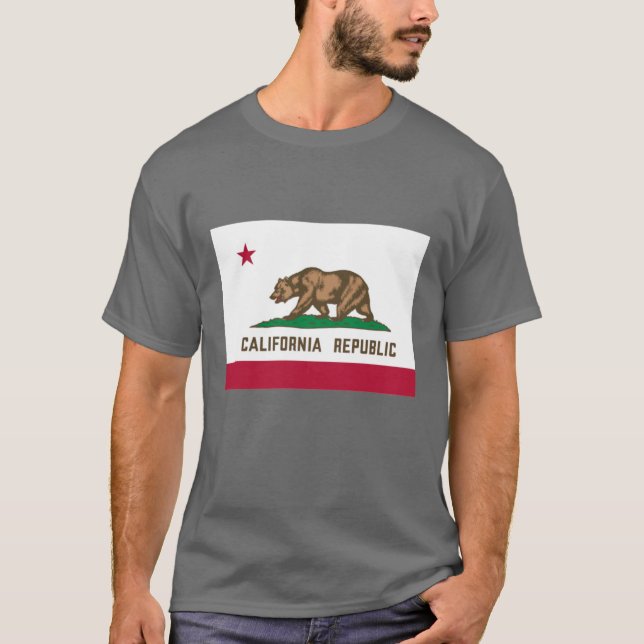 Camiseta California flag Oversized 2 (Anverso)