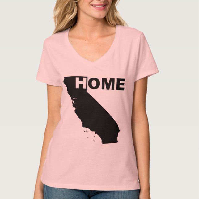 Camiseta California Hogar Lejos de Casa (Anverso)