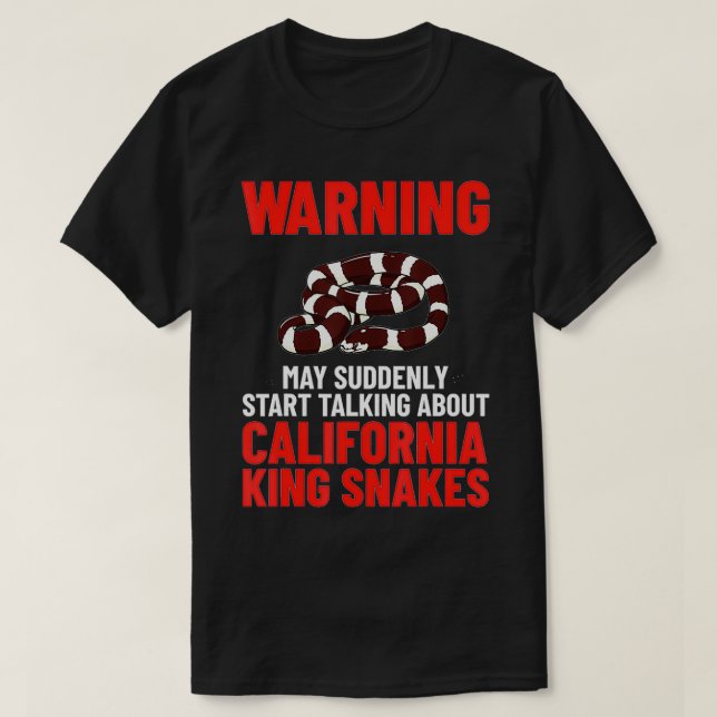 Camiseta California King Snake High White Habitat  (Diseño del anverso)