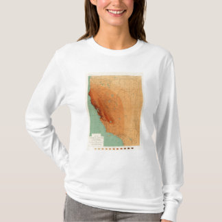 Camiseta California, Nevada que muestra intensidad