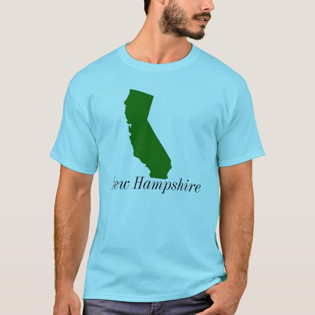 Camiseta California, New Hampshire (Anverso)