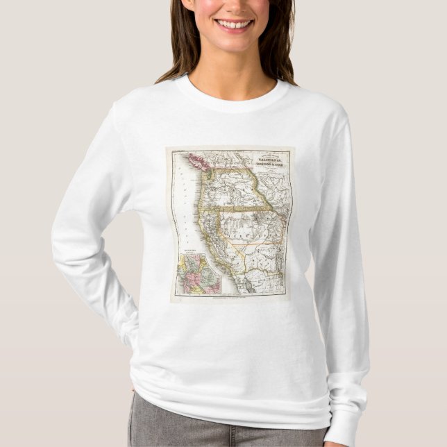 Camiseta California, Oregon, Utah (Anverso)