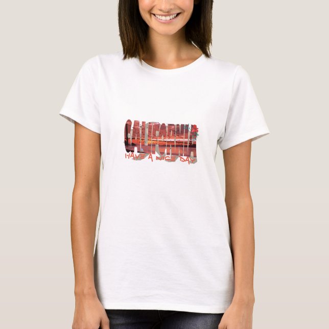 Camiseta California - Oso (Anverso)