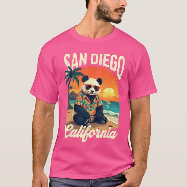 Camiseta California Panda Zoo San Diego New Year 2025 Famil (Anverso)