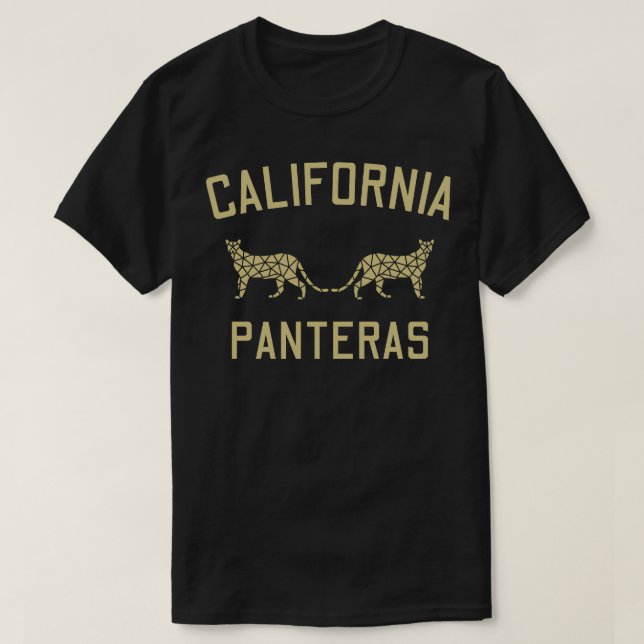 Camiseta California Panteras Gold TShirt (Diseño del anverso)