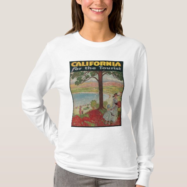 Camiseta California para el poster turístico (Anverso)