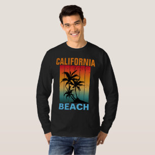 CAMISETA CALIFORNIA PLAYA VINTAGE RETRO PUERTA DEL SOL  PER